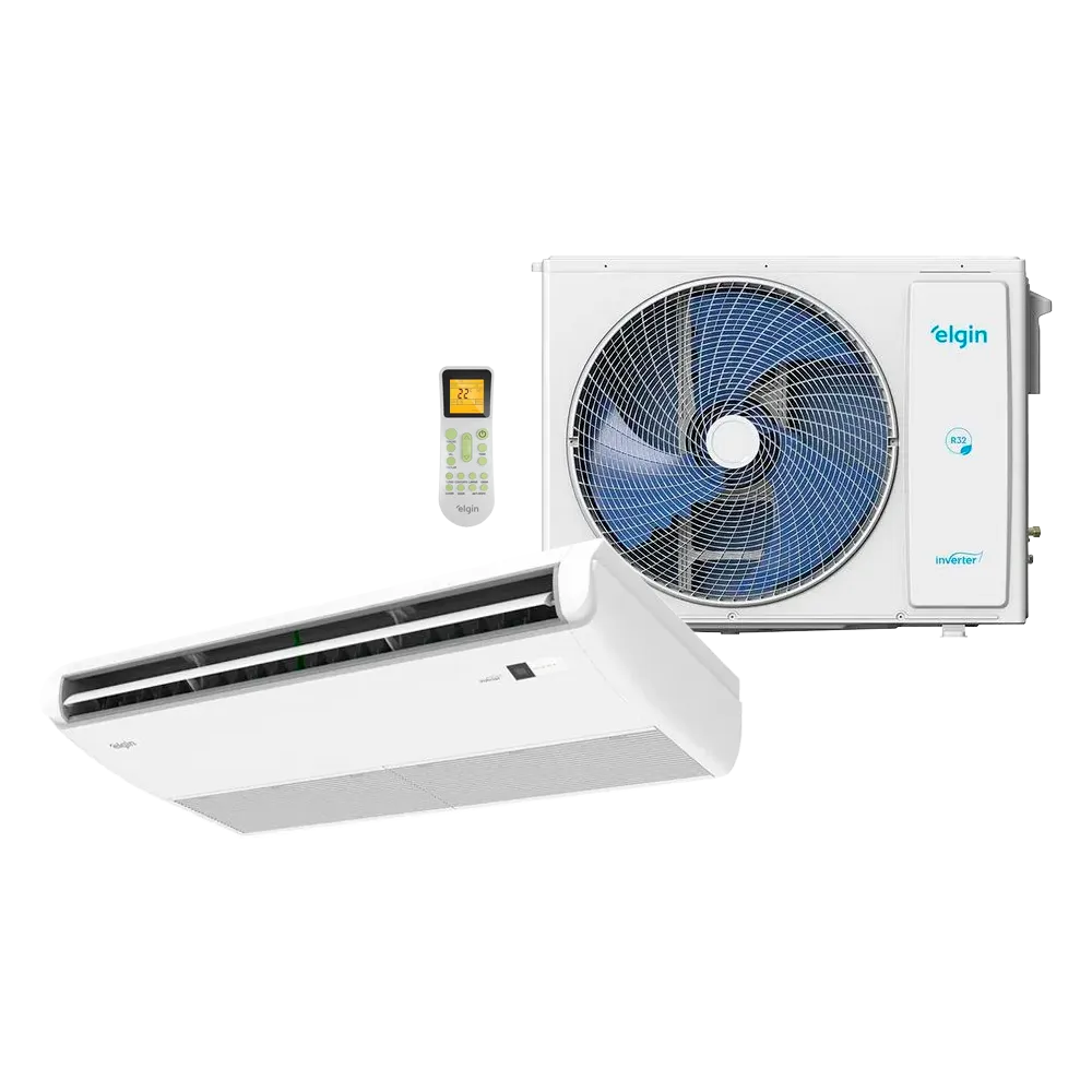 Ar Condicionado Piso Teto Elgin Inverter Plus 48000 Btus Frio 220v R-32